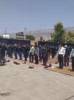 مقتل خوانی ونماز ظهر عاشورا با رعایت پروتکل های بهداشتی در چرام برگزار شد