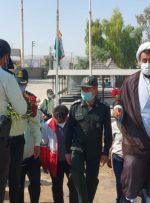 غبارروبی گلزار مطهر شهداء چرام به مناسبت هفته نیروی انتظامی+تصاویر