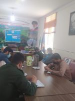 برگزاری جلسه کمیته هماهنگی و پشتیبانی هفته بسیج دانش آموزی در ناحیه مقاومت بسیج شهرستان چرام