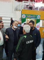 سردار هاشمی پور در سالن مسابقات+تصاویر