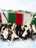 تشییع پیکر شهید گمنام در دهدشت