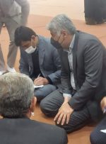 برگزاری میز خدمت به مناسبت دهه فجر در مصلای حضرت ابوطالب(ع) شهرستان چرام