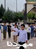 اجرای گروه سرود «سلام فرمانده» دهه نودی ها در چرام
