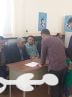 برپایی میز خدمت در مصلی نماز جمعه چرام با حضور مسئولان قضایی